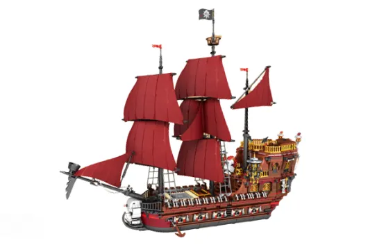 Reobrix Klemmbausteine Piratenschiff "Pirate Revenge" - 3066 Teile