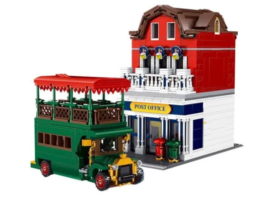 Mouldking Klemmbausteine Kingland Historisches Postamt - 2179 Teile