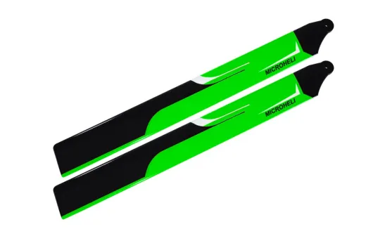 Microheli Hauptrotorblätter 180mm in grünem Design für Blade Fusion 180, Smart