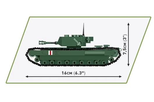 COBI Klemmbausteine Panzer CHURCHILL MK.IV - 315 Teile