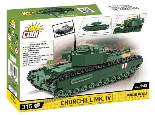 COBI Klemmbausteine Panzer CHURCHILL MK.IV - 315 Teile