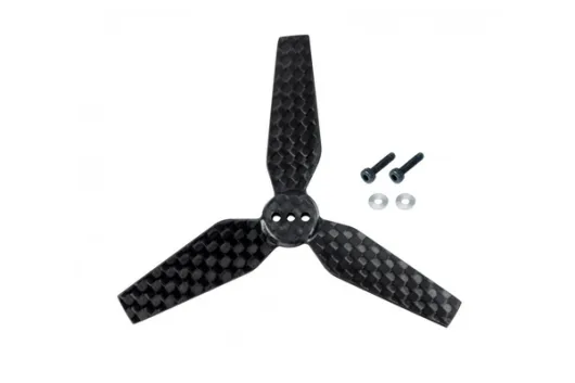 Microheli 3Blatt Heckpropeller aus Carbon Faser 65mm für BLADE InFusion 180