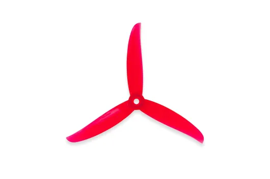 Gemfan FPV Race Propeller VANOVER 5136 5,1x3,63 in Clear Red 2xCW+2xCCW