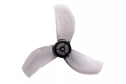 Gemfan FPV Race Propeller 35mm PC 3 Blatt für 1,0mm in transparent grau
