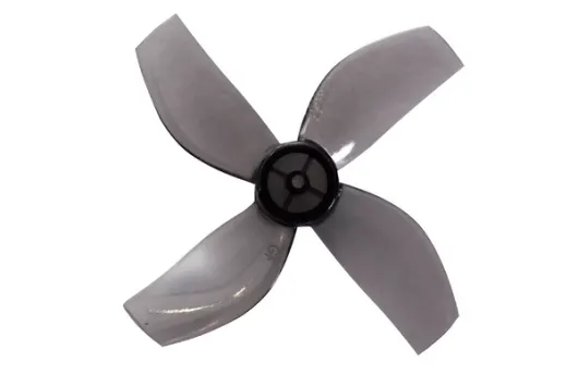 Gemfan FPV Race Propeller 35mm PC 4 Blatt für 1,0mm in transparent grau
