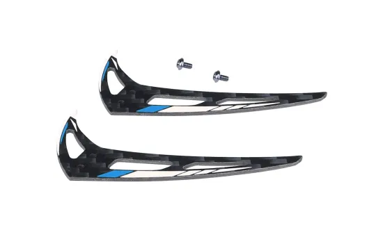 OMPHobby Ersatzteile Leitwerk in Weiß 2Stück für M1 EVO