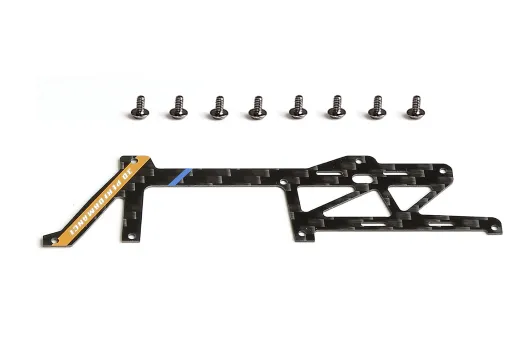 OMPHobby Ersatzteile Carbon Hauptrahmen Links in Weiß für M1 EVO