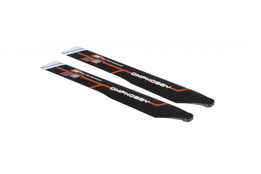 OMPHobby Ersatzteile Haupt Rotorblätter 192mm in Orange für M2 EVO und M2 EVO MK2