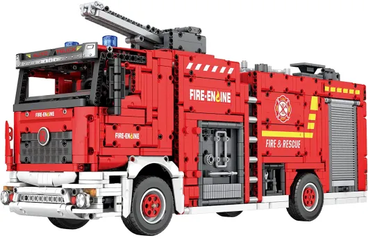 Reobrix Klemmbausteine Feuerwehr Löschfahrzeug - 2888 Teile