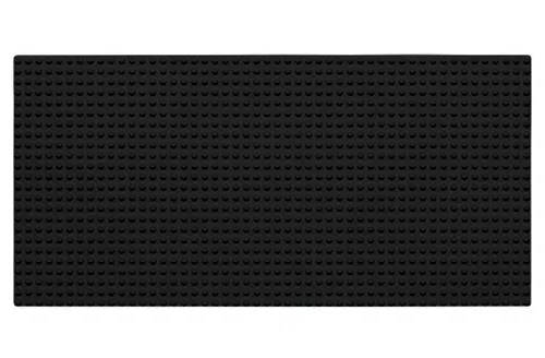Wange Grundplatte schwarz 24x48 Noppen, ca. 38,5x19cm