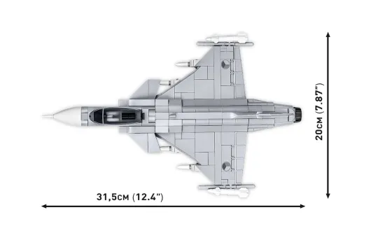 COBI Klemmbausteine Flugzeug Saab JAS 39 Gripen C - 465 Teile