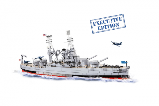 COBI Klemmbausteine Schlachtschiff WWII Pennsylvania Arizona 2 in 1 Executive Edition - 2088 Teile