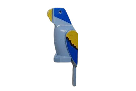 Klemmbausteine Papagei in blau
