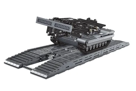 MouldKing Klemmbausteine Panzer Brückenlegepanzer mit RC Set - 2388 Teile