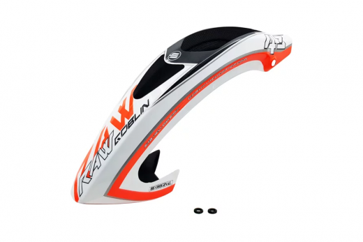 SAB Goblin Kabinenhaube in NEW ORANGE COLOR für RAW 580