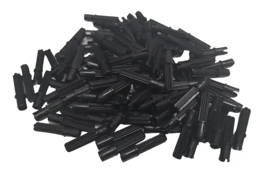 KBW Klemmbausteine Technik Pin Lang davon 2L mit Kreuzachse 1L als Pin in schwarz 100Stück
