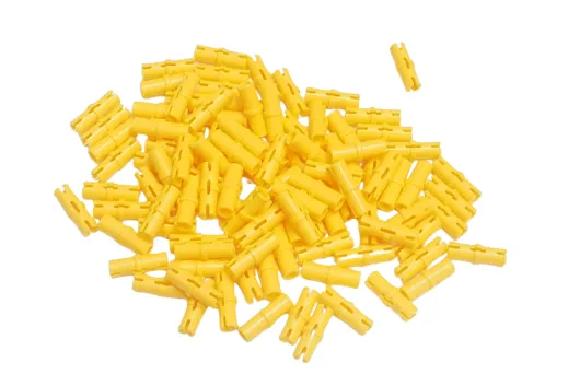 KBW Klemmbausteine Technik Pin in gelb (mit Reibung) 100Stück