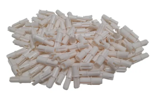 KBW Klemmbausteine Technik Kreuz Pin / Achsen Pin in weiß 100Stück