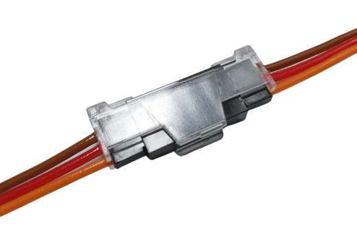 Sicherheitsgehäuse bei Servoverlängerungen mit seitlichem Einschub in transparent 5Stück