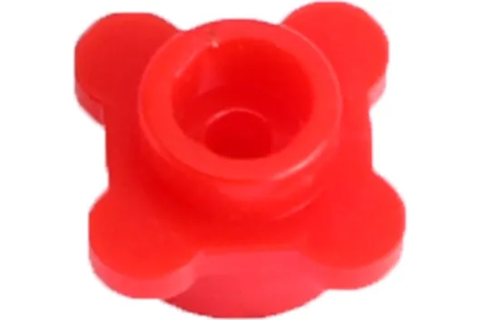 KBW Klemmbausteine Blumen Blüte mit Blütenrand in rot 200Stück