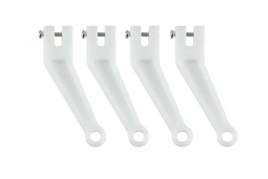Microheli Anlenkarme aus Kunststoff für OMPHobby M2 EVO Tuning 4Blatt Hauptrotorkopf Set