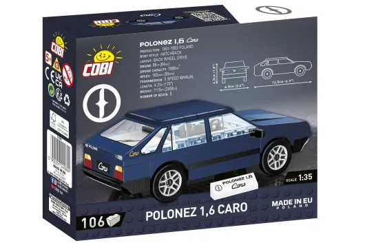 COBI Klemmbausteine Auto FSO POLONEZ 1.6 CARO - 106 Teile