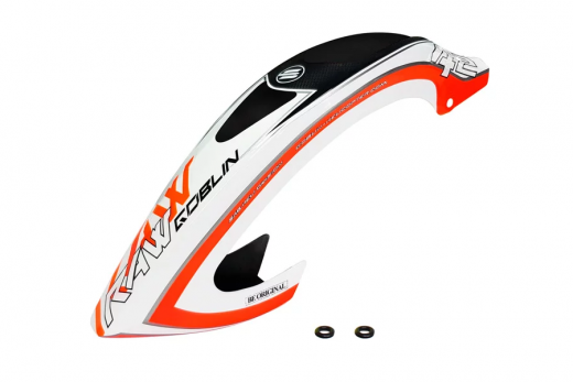 SAB Goblin Kabinenhaube in NEW ORANGE COLOR für 700 RAW PIUMA