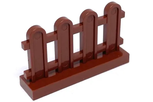 Klemmbausteine Lattenzaun in braun 20Stück