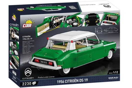 COBI Klemmbausteine Auto Maßstab 1:12 1956 Citroen DS 19 - 2230 Teile