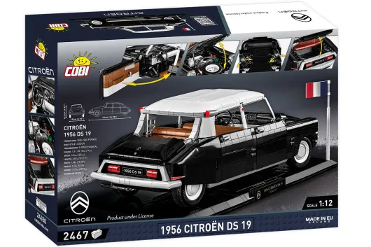 COBI Klemmbausteine Auto Maßstab 1:12 1956 Citroen Ds.19 Executive Edition - 2467 Teile