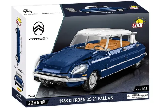 COBI Klemmbausteine Auto Maßstab 1:12 1968 Citroen DS 21 Pallas - 2265 Teile