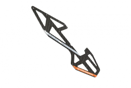 OMPHobby Ersatzteile Carbon Hauptrahmenplatte links orange für M4