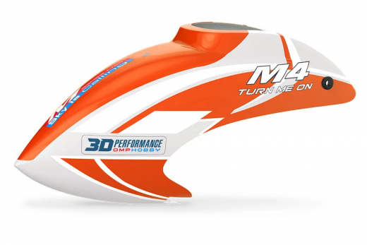 OMPHobby Ersatzteile Kabinenhaube orange für M4