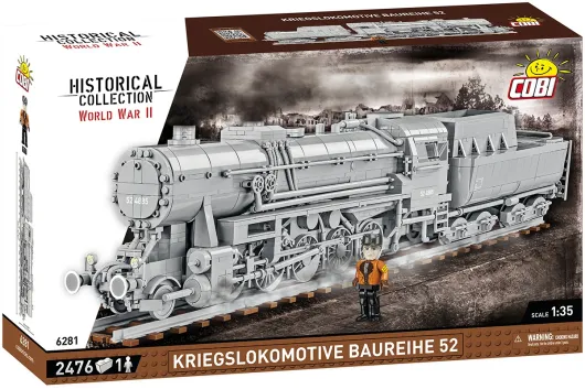 COBI Klemmbausteine Kriegslokomotive Class 52 - 2476 Teile