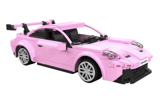 CaDA Klemmbausteine Legenden Sportwagen RS - RC Set RTR mit Fernsteuerung oder via APP und Antriebsset - 280 Teile