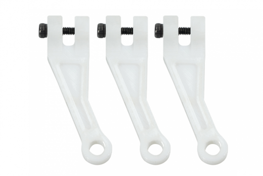 Microheli Anlenkarme aus Kunststoff für OMPHobby M2, M2 V2, M2 EXP Tuning 3Blatt Hauptrotorkopf Set