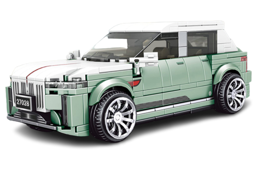 MouldKing Klemmbausteine türkiser Geländewagen SUV - 436 Teile
