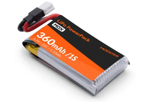 MODSTER LiPo Akku 1S 3,7V Lipo 360mAh für MODSTER MDX Modelle
