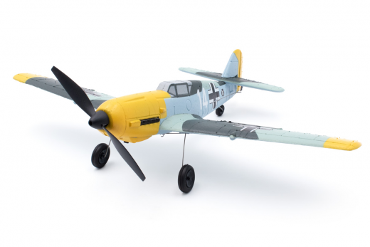 MODSTER RC Flugzeug MDX Warbird Messerschmitt BF 109E 400mm Elektromotor mit 6-Achs-Fluglagen RTF Mode 2 (Gas links)