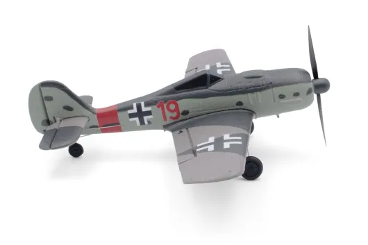 MODSTER RC Flugzeug MDX PRO Warbird Focke Wulf FW 190 400mm Elektromotor mit 6-Achs-Fluglagen RTF Mode 2 (Gas links)
