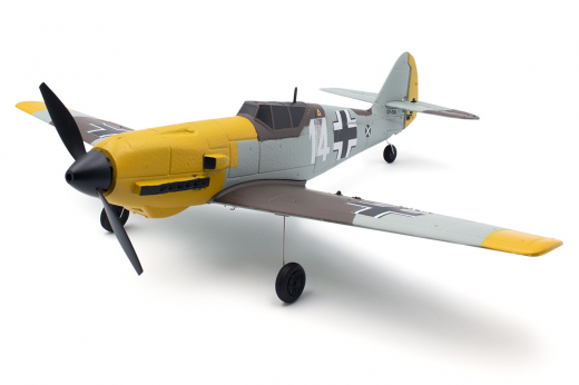 MODSTER RC Flugzeug MDX PRO Warbird Messerschmitt BF109 450mm Elektromotor mit 6-Achs-Fluglagen RTF Mode 2 (Gas links)