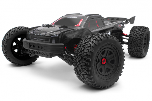 MODSTER RC Auto Xero in schwarz Brushless Monster Truck 4WD 1:7 2,4GHz ARTR (ohne LiPo Akku, ohne Ladegerät)