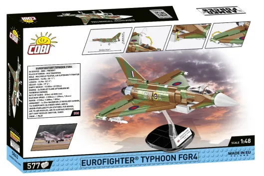 COBI Klemmbausteine Flugzeug RAF TYPHOON FGR4 GiNA - 577 Teile