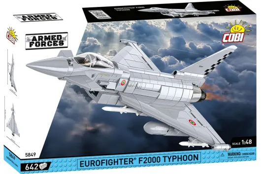 COBI Klemmbausteine Kampfflugzeug EUROFIGHTER TYPHOON der ITALIAN AIR FORCE - 642 Teile