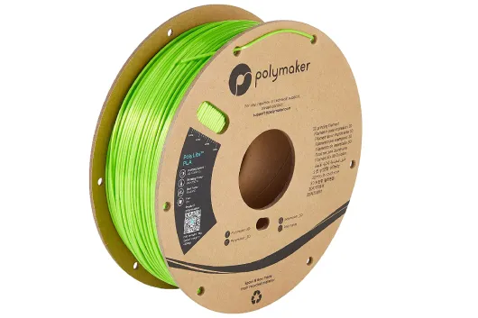 Polymaker PolyLite SILK PLA Lime Grün mit Metallglanz 1,75mm 1kg