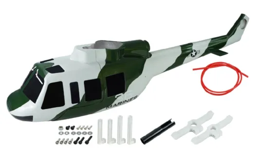 Microheli Scale Rumpf in Army Design Bell UH-1 Huey für Blade 230S und 230S V2