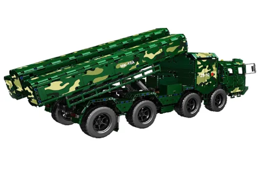 MouldKing Klemmbausteine CJ-10 Marschflugkörper LKW mit RC Set - 4368 Teile