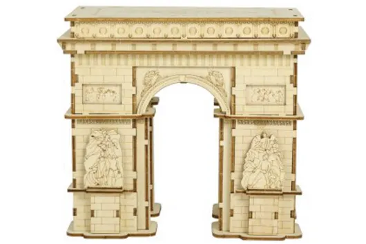 Lasercut Holzbausatz Standmodell Triumphbogen 118 Teile
