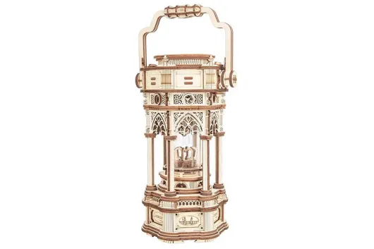 Lasercut Holzbausatz Funktionsmodell Viktorianische Laterne 210 Teile