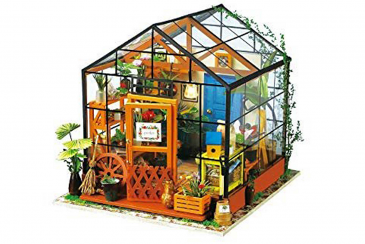 Lasercut Holzbausatz Funktionsmodell Wintergarten 231 Teile
